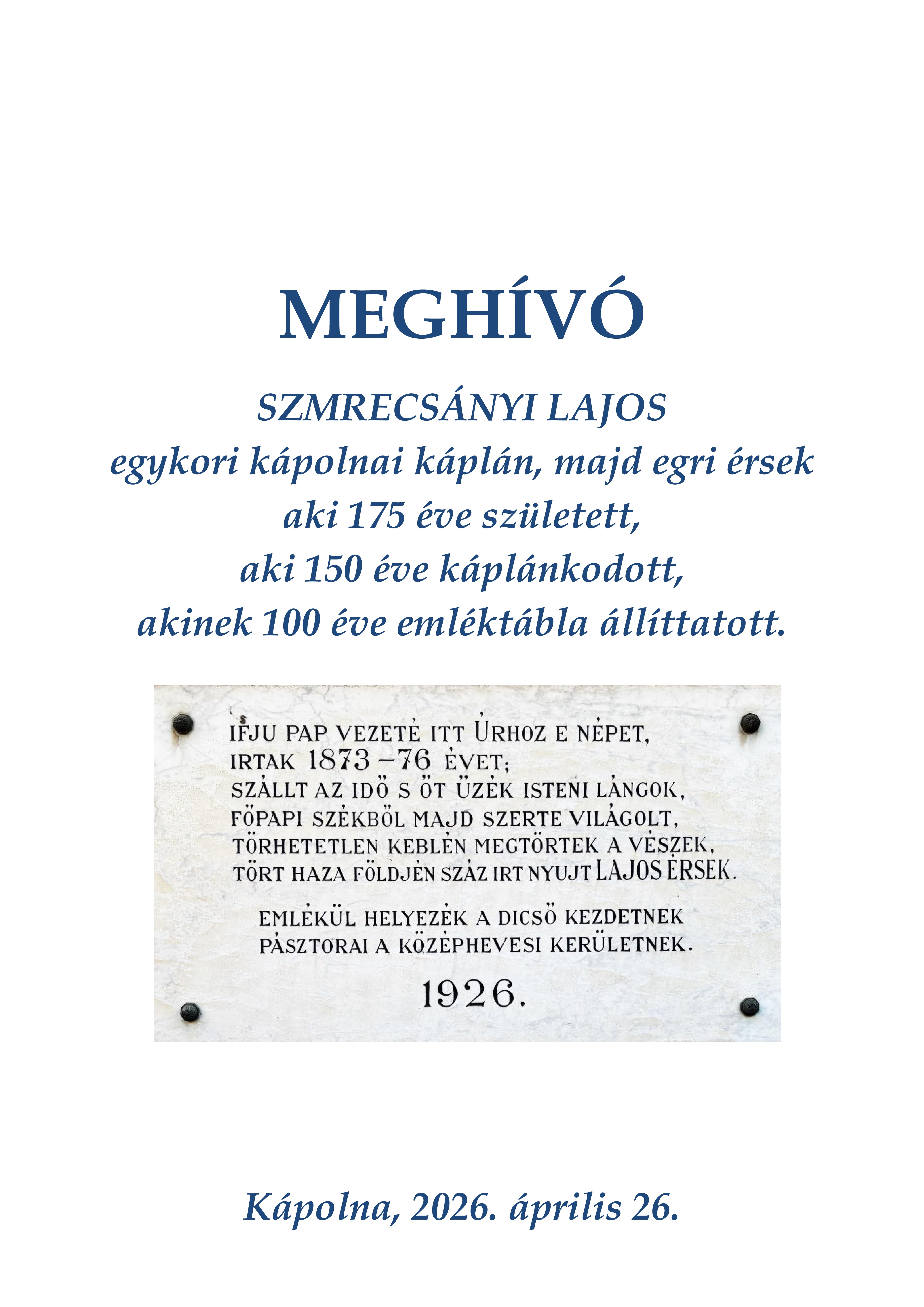 MEGHÍVÓ szmrecsányi-0001