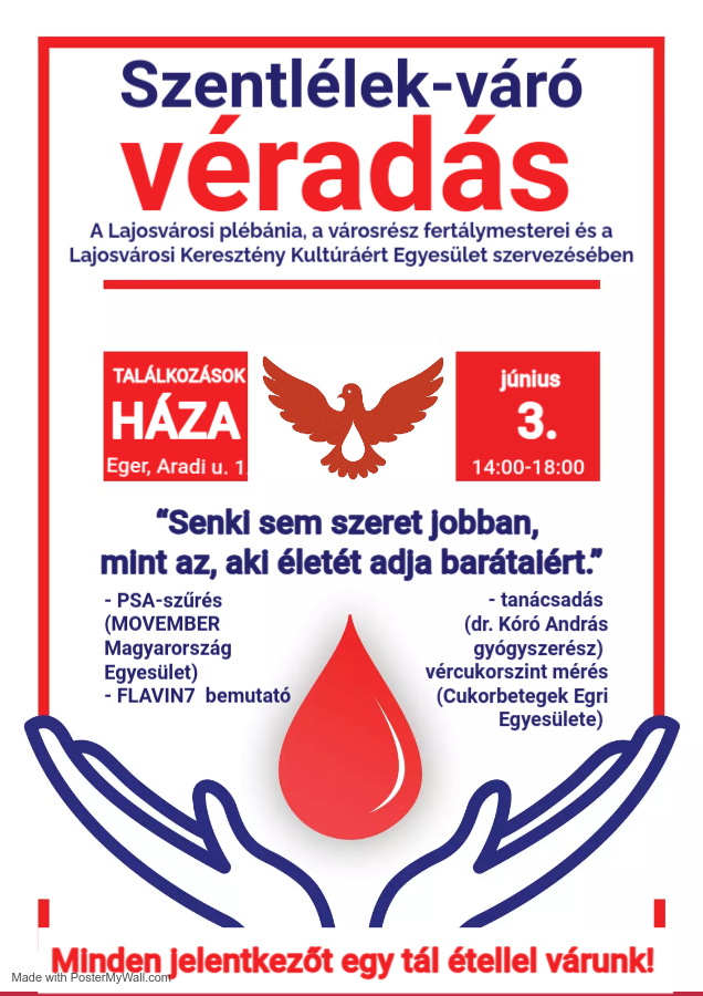 Szentélekváró véradás 2025